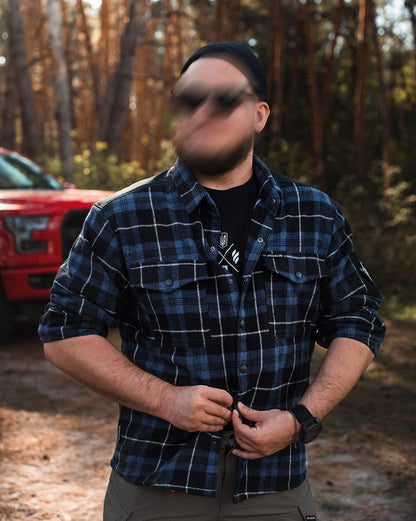 Фланелева Сорочка STLV Blue