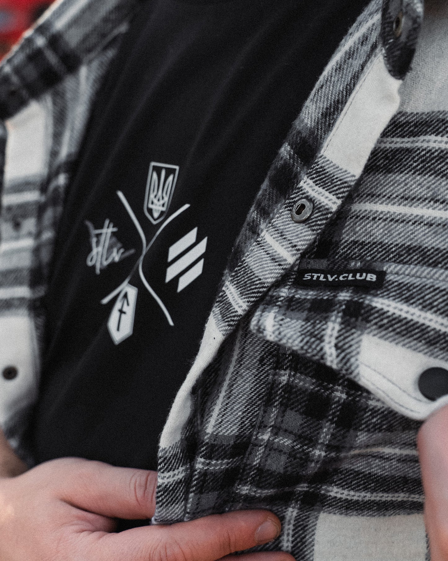 Фланелева Сорочка STLV Gray