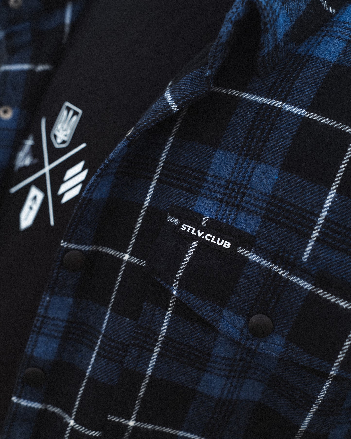 Фланелева Сорочка STLV Blue