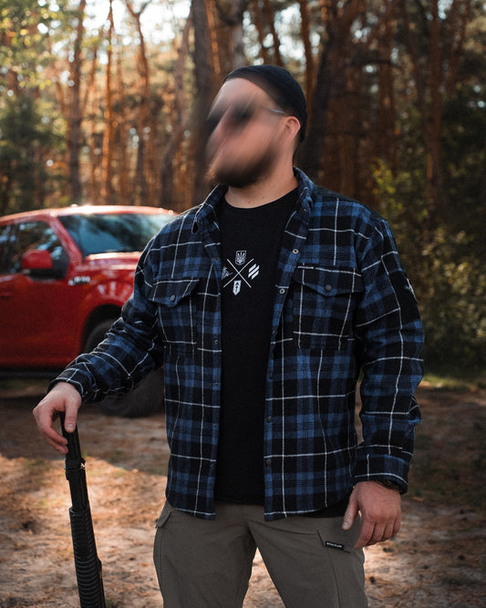 Фланелева Сорочка STLV Blue