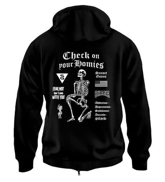 Худі на Застібці Check On Your Homies