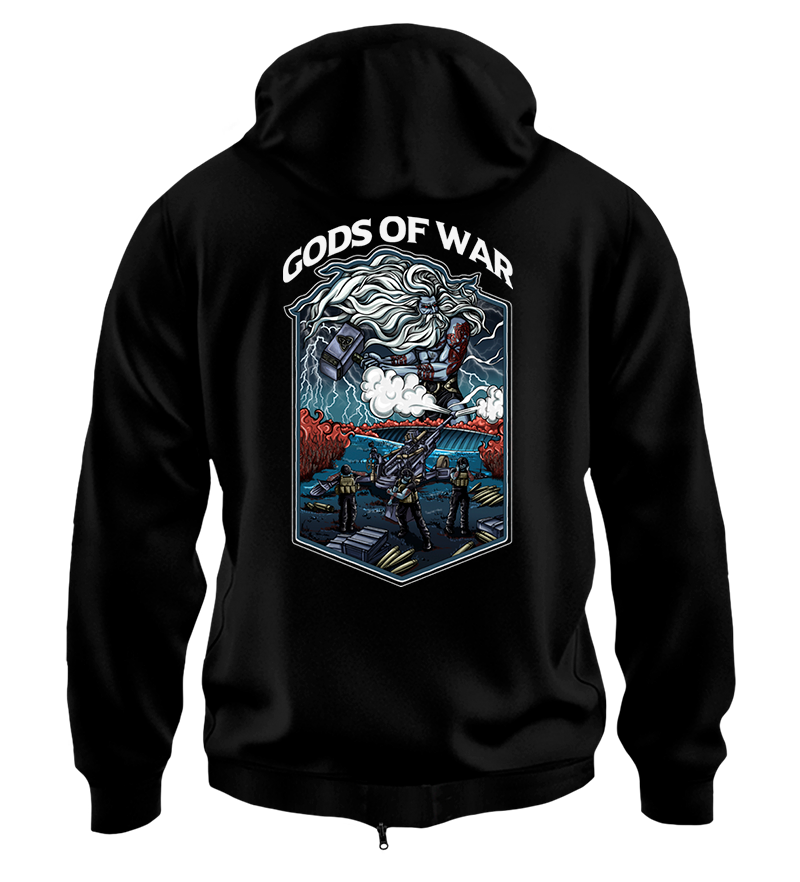 Худі на Застібці Gods Of War v1