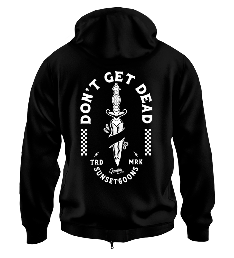 Худі на Застібці Don't Get Dead