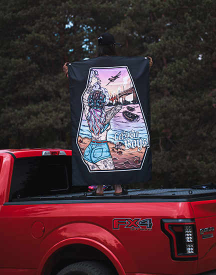 Прапор Let`s Go Boys!