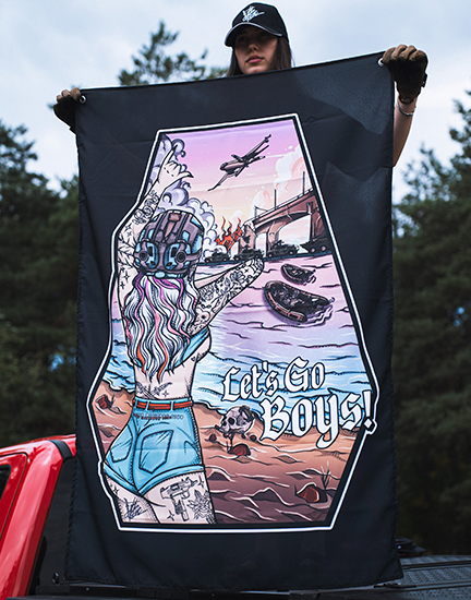 Прапор Let`s Go Boys!