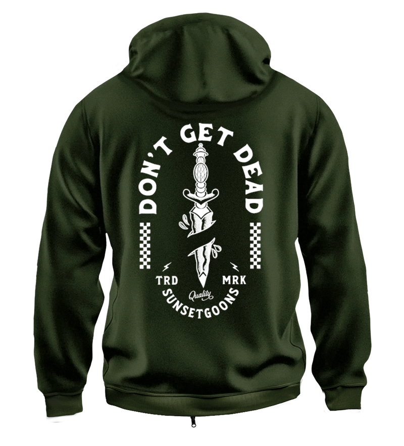 Худі на Застібці Don't Get Dead