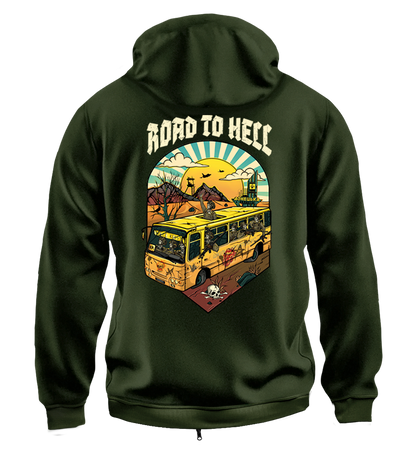 Худі на Застібці Road To Hell