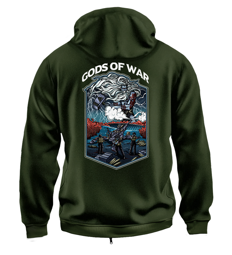 Худі на Застібці Gods Of War v1