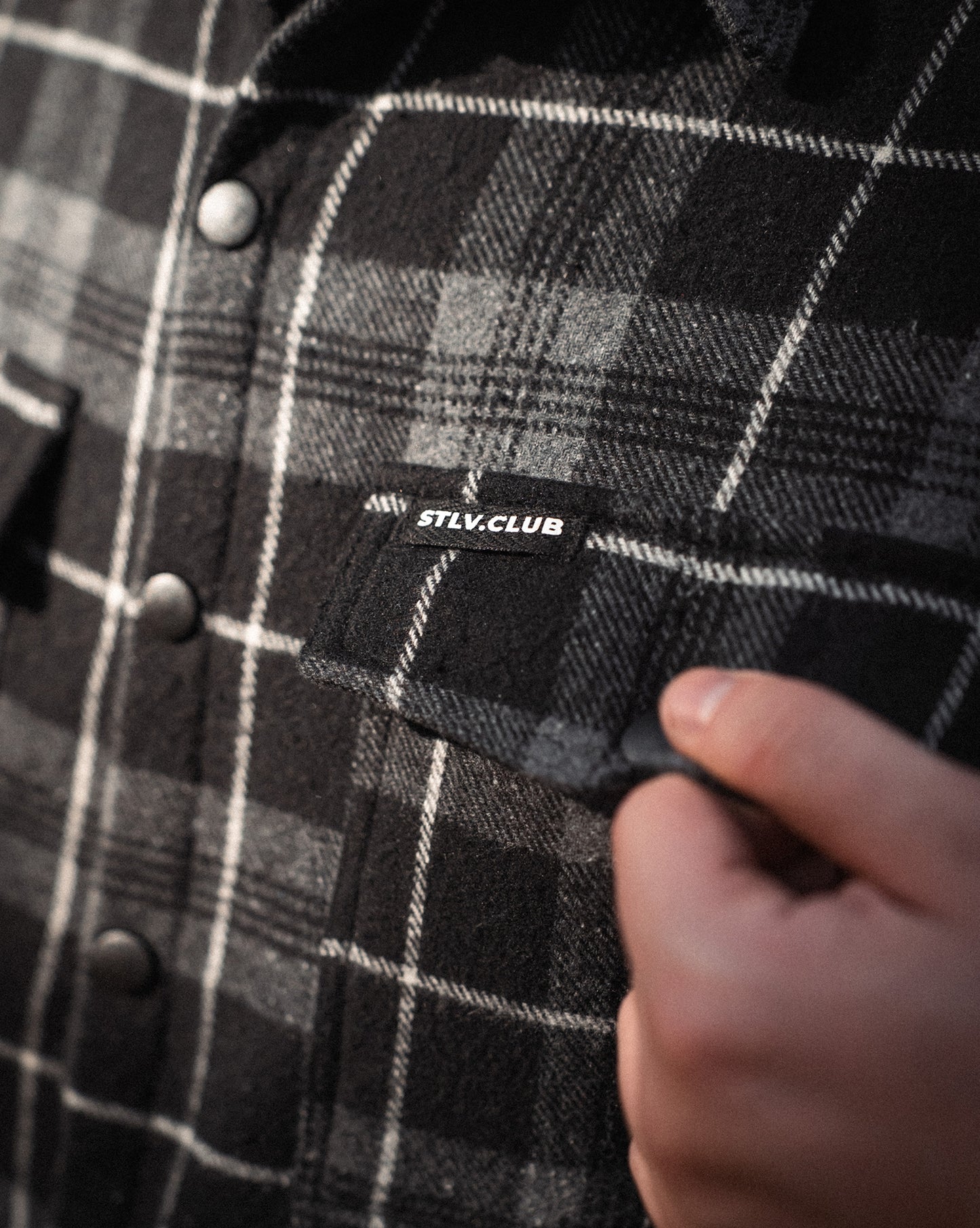 Фланелева Сорочка STLV Black