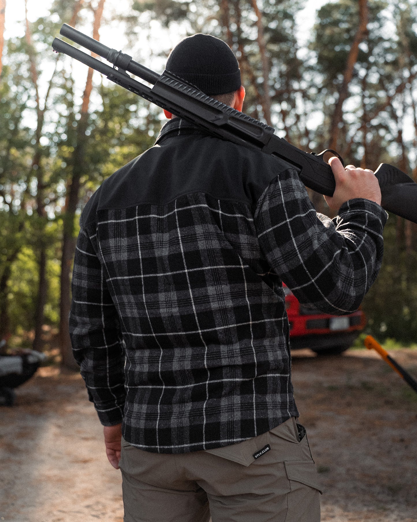 Фланелева Сорочка STLV Black