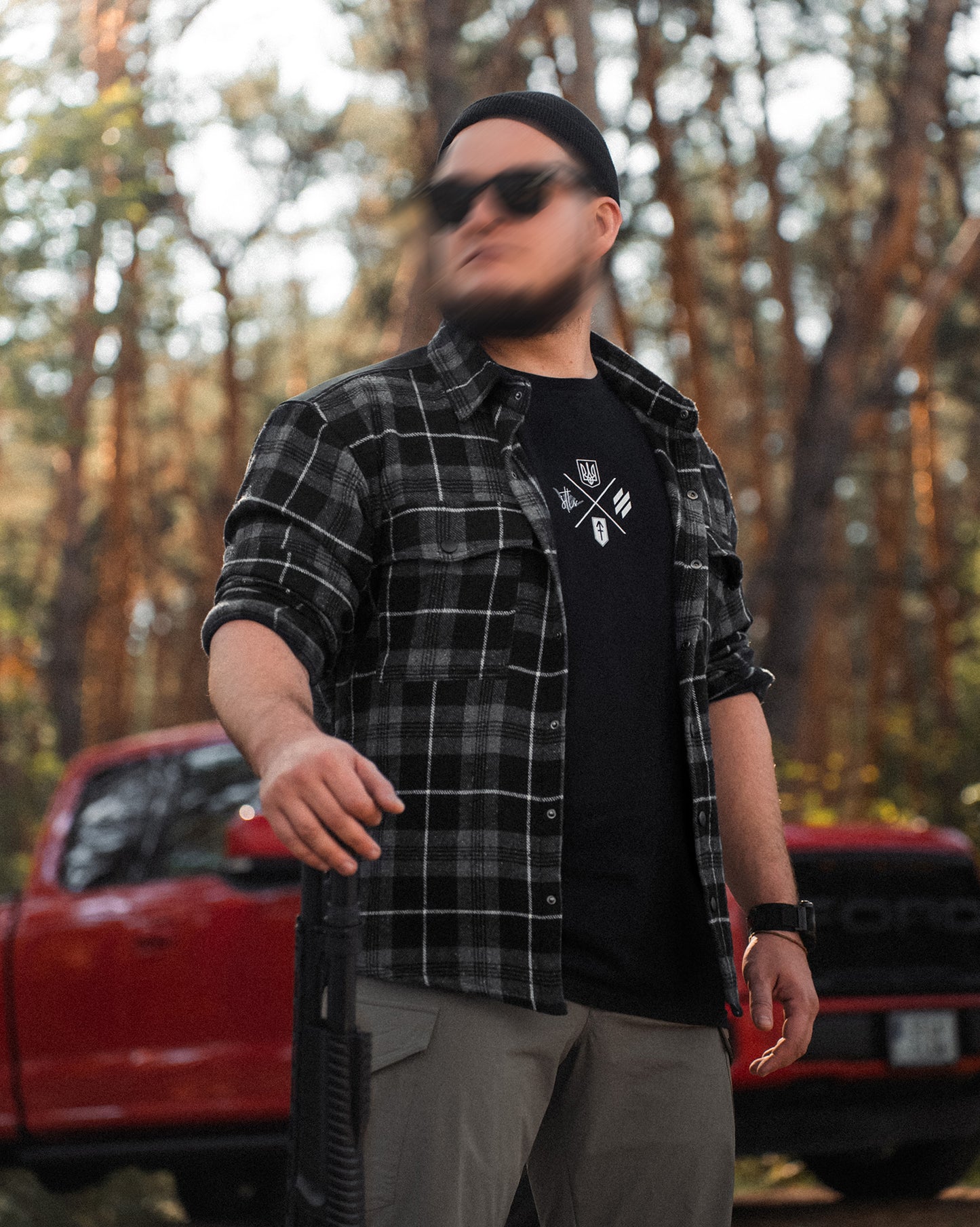 Фланелева Сорочка STLV Black