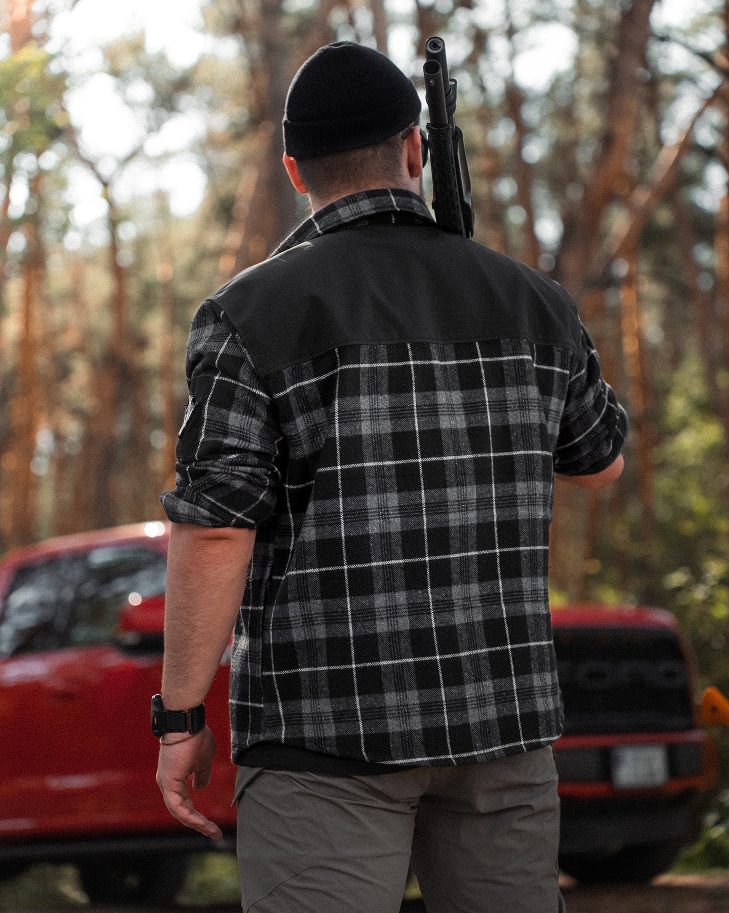 Фланелева Сорочка STLV Black