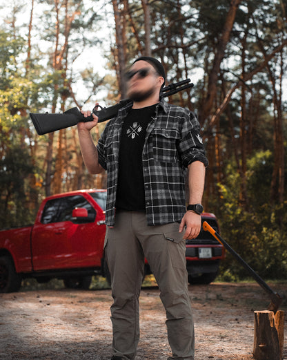 Фланелева Сорочка STLV Black